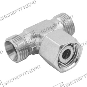 Фитинг соединитель тройник с накидной гайкой T