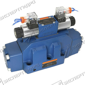 H-4WEH25M5X/6EG24N9ETK4/B10D3 - Гидрораспределитель с электроуправлением Ду25 схема M (24), напряжение G24, каналы управления ET - X и Y - внутренние