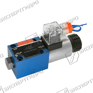 M-3SED6UK1X/350CG24N9K4/P - Гидрораспределитель седельного типа Ду 6 с электроуправлением (на 350 бар), схема UK, обратный клапан - P = встроенный, уплотнение NBR