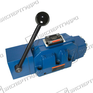 H-4WMM22G7X/ - Гидрораспределитель Ду25 с ручным управлением, схема G (64), возврат - пружинный