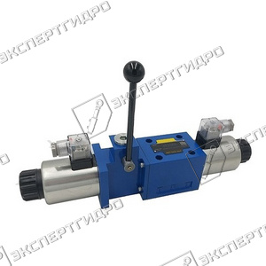 4WEMM10Q3X/CG24N9Z4 - Гидрораспределитель золотниковый Ду10 с электрическим и ручным управлением от рычага, схема Q (84), электроуправление G24, возврат - пружинный