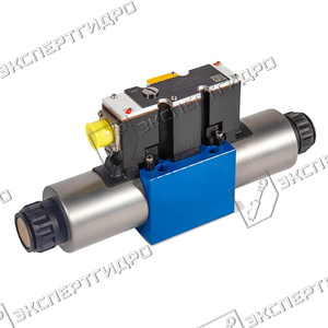 4WRAE10E60-2X/G24K31/A1V - Пропорциональный распределитель со встроенной электроникой Ду10, A1 = ±10 В, номинальный расход 60 л/мин, схема E