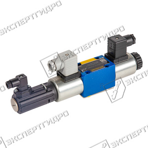 4WRE6E1-32-2X/G24K4/V - Пропорциональный распределитель с обратной связью по положению золотника без встроенной электроники Ду6, A1 = ±10 В, номинальный расход 32 л/мин, схема E1-
