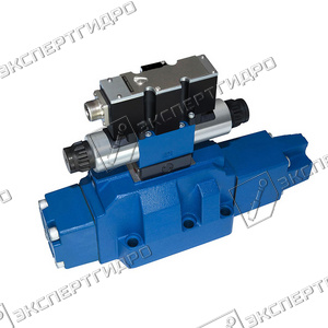 4WRZE25E220-7X/6EG24K31/A1M - Пропорциональный распределитель  Ду25 со встроенным усилителем (OBE), номинальный расход 220 л/мин, схема E, каналы управления X и Y - внешние, сигнал управления