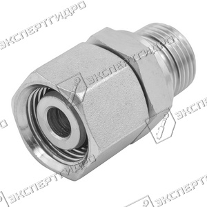 600529 - Фитинг соединитель прямой BSPP с накидной гайкой